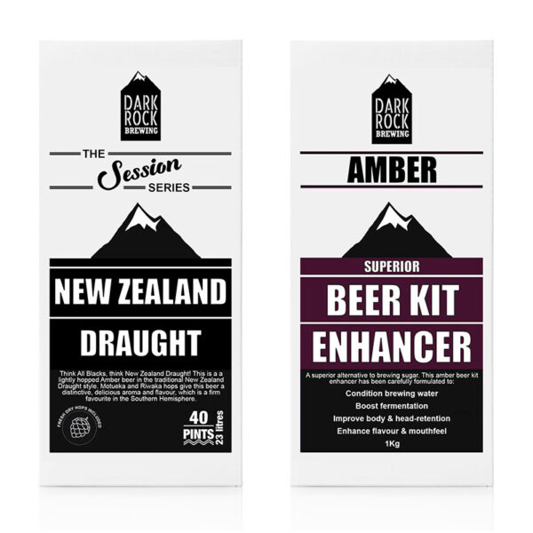 Dark Rock Session Series New Zealand Draught (Bitter) & Enhancer