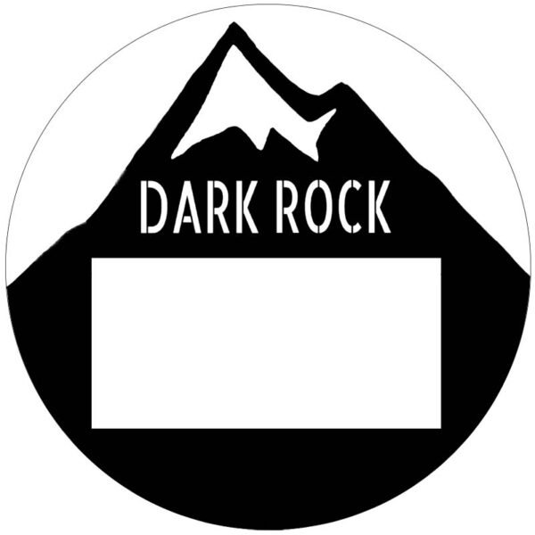 Dark Rock Pump Clip / Bottle Label