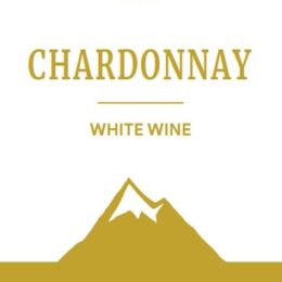 Chardonnay Wine Bottle Label