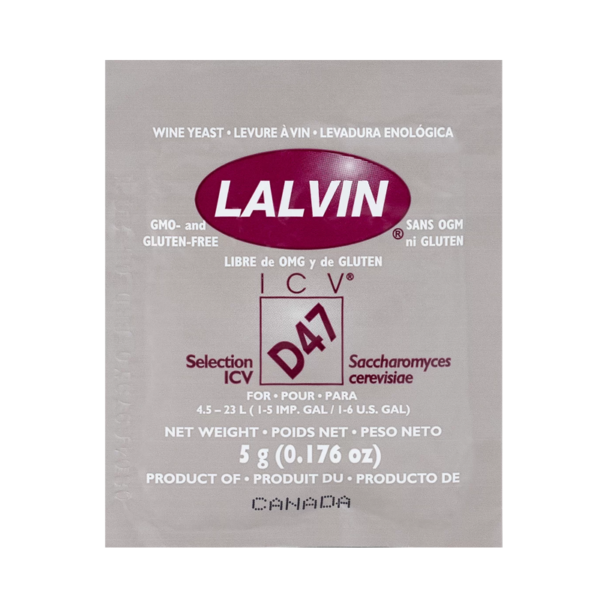 Lalvin ICV-D47 Wine Yeast